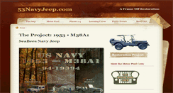 Desktop Screenshot of 53navyjeep.com