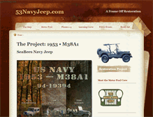 Tablet Screenshot of 53navyjeep.com